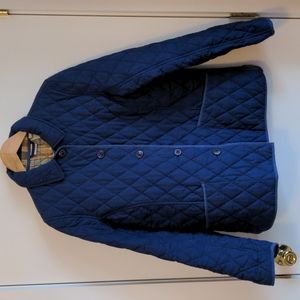 LL Bean Blue Quilted Jacket